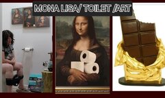 MONA LISA MAKES UNDERWATER SCULPTURES PEES ON EM