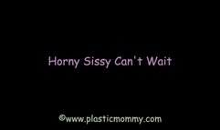 Horny Sissy Can't Wait