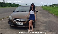 Custom Video - 031 B - Che practice driving Suzuki Ciaz Pedal Cam