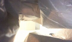 Tiny Human Creeping around in Giantess Trash POV 1080