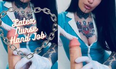 LATEX NURSE HANDJOB - Feel the power of my gloves