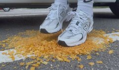 Crushing breakfast cereal in public in my Sneakers