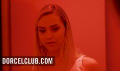 Dorcel Club - Clea Gaultier is playing with 2 guys in the bathroom of a night club