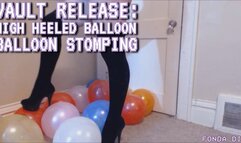 Vault Release: High heeled balloon stomping [MP4 - 1080p]