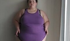 SSBBW Rachel 1st Striptease in Her New Apartment MP4 640x360