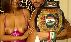 BIG BREAST BABE VS PORNSTAR CHAMPION MAN VS WOMEN MATCH & HARDCORE XXX SEXY SEX