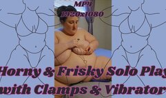 SSBBW Rachel Plays with Clamps and Her Vibrator MP4 1920x1080