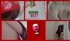 ARTSY GIRL PEE N FEED YOU BEET JUICE LOOGIES EDITION