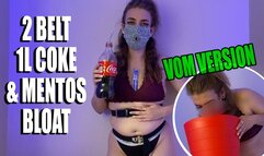 2 Belt 1L Coke & Mentos Belly Bloat PUKE VERSION WMV