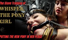 VIVIENNE L'AMOUR - THE SLAVE TRAINING OF WHISPER THE PONY GIRL - PUTTING NTHE NEW PONY IN HER PLACE (720P FULL HD)