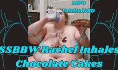 SSBBW Rachel Becomes a Feedee To Inhale Two Chocolate Cakes MP4 1920x1080