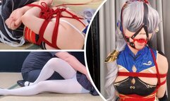 n1EMshibari Sakurajima Mai cos rope bondage part1