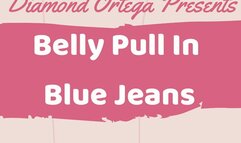 Belly Pull In Blue Jeans