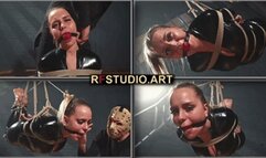 Annabelle in a Catsuit - Hogtied and Suspended (UHD 4K MP4)