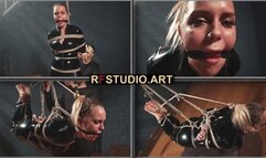 Annabelle in a Catsuit - Hogtied and Suspended (FULL HD MP4)