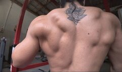 SPARTAN MISTRESS :BRUTAL BACK WORKOUT TOPLESS