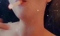 Bathtub smoking premium Snapchat -