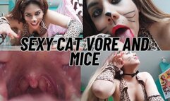 Vore sexy cat and mice POV