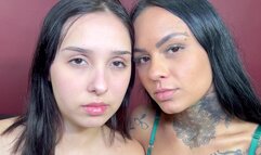 HOT KISSING MASTURBATION WITH FAMOUA ACTRESS - NEW TOP GIRL EVELYN BUARQUE AND KYARA - NEW MR AUG 2024 - CLIP 1