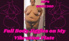 SSBBW Rachel Full Body Jiggles on a Vibration Plate MP4 640x360