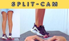 Punished Under My Old Nike Huaraches - Split Cam - AmbersCBT - 73SPC