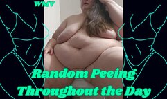 SSBBW Rachel Tries to Squat and Pee and Fails WMV