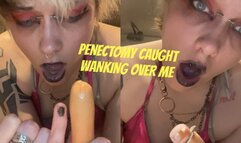 GOTH FRIEND STAYING OVER CATCHES YOU JERKING TO HER AND CUTS UR TINY COCK OFF