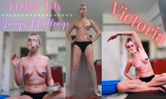 Victoria: Naked Tits Lungs Challenge (Part 1)