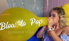 Regina Blow to Pop With a Summer vibe and old balloons