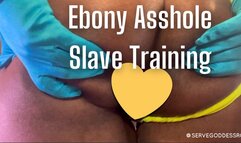 Ebony Asshole Slave Training UNCENSORED - Royal Ro ass shaking bootyhole worship ebony female domination hd mp4 1080p