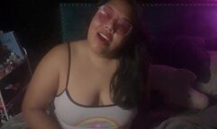 Cum eating treat JOI