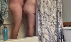 BBW Fucked in the Shower