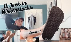 Straight Dude Jav Teases You With His Birkenstocks, Version 2- Straight Guys Shoeplay, Male Foot Tease