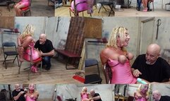 Horny blonde begs to be bound in speaker wire then made to cum (MP4 SD 3500kbps)