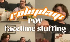 POV Vacation FaceTime Stuffing with ravenous remy