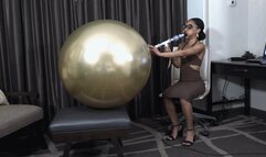 Nene Blows a Kalisan 24" Balloon to Bursting (MP4 - 1080p)