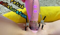 BDSM: Mia's Mimi fetish collaboration | Pussy clamps and vacuum toy(480p)