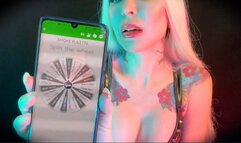 Smoking Hot Breath Play : Interactive Luck-Based JOI Session with Funny cigarette and Spinning wheel