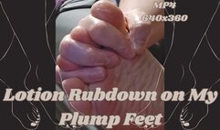 SSBBW Rachel's Toe Curling Delight: Lotion Rubdown on My Plump Feet MP4 640x360