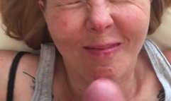GF First Time with Cum in Face