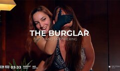 THE BURGLAR HAND SMOTHERING - pov - milf - big tits - gloves - domination