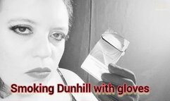 Smoking Dunhill with gloves - SGL037