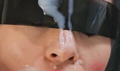 Compilation of facials and cum in mouth