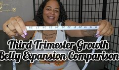 Third Trimester Belly Growth Expansion Comparison 1080