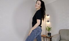 ASMR jeans wetting peeing