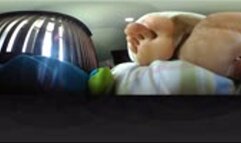 4K VR360 Jay forgets tiny friend at the foot of the bed