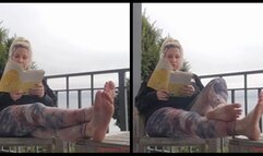 Spying on Jessica's Hot Barefeet - 1080p MP4