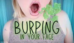 Burping in your Face - HD - The Goddess Clue, Burp Fetish, Mouth Fetish, Lip Fetish, Scent Fetish and Domination