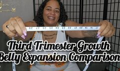 Third Trimester Belly Growth Expansion Comparison 4k