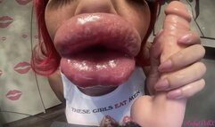 RubyDollLipz's XXXL Lips+Large Beige Dildo